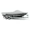 Eevelle Boat Cover ALUMINUM FISHING Walk Thru Windshield, Outboard Fits 16ft 6in L up to 100in W Silver SCAVWT16100B-SLR - alternate 1